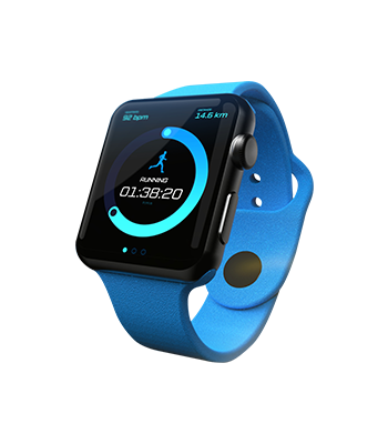 Smart  Watch Blue 